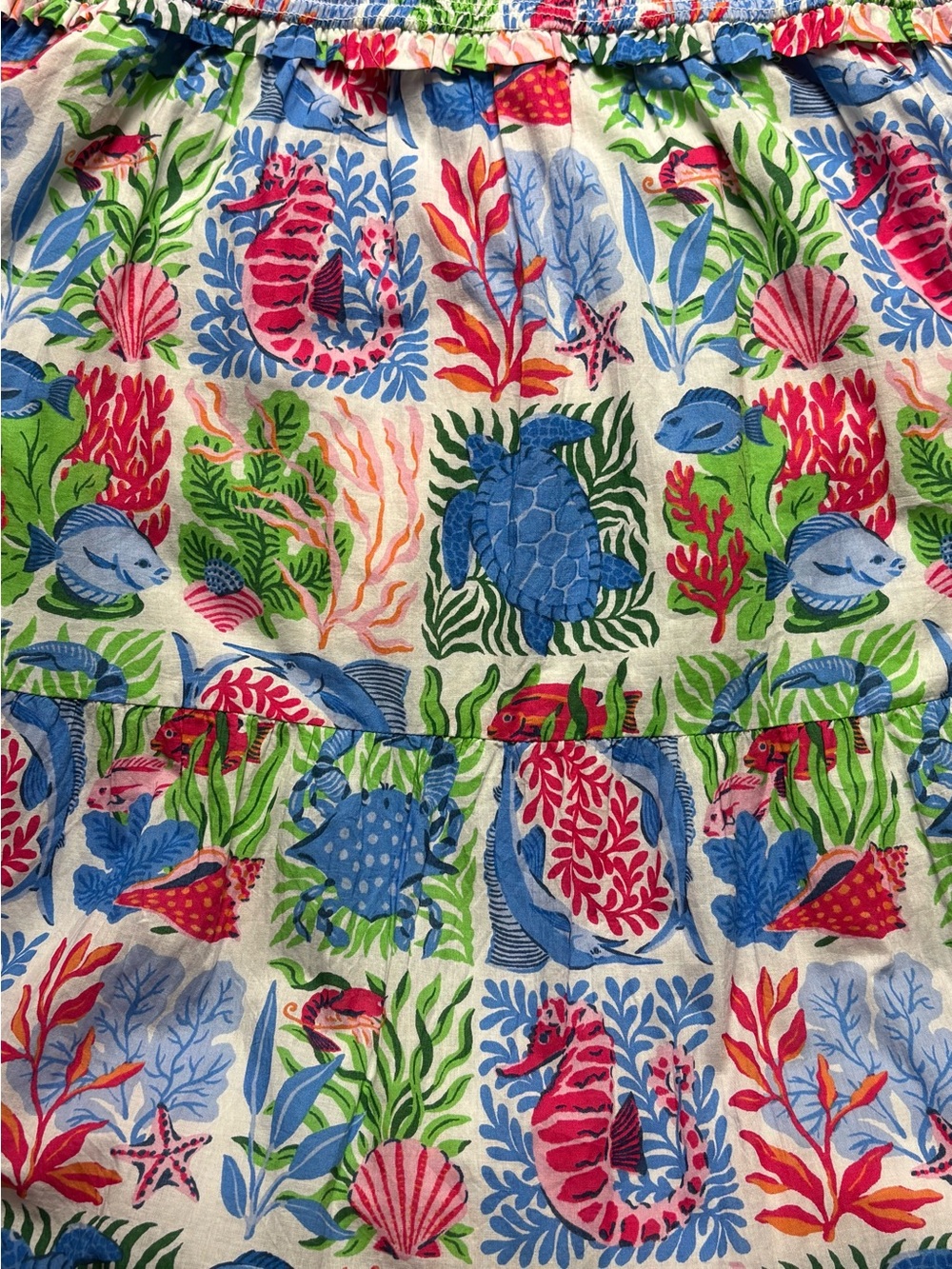 NWT Printfresh Stained Glass Sea Siren Maxi Dress Size 2X - Picture 8 of 16